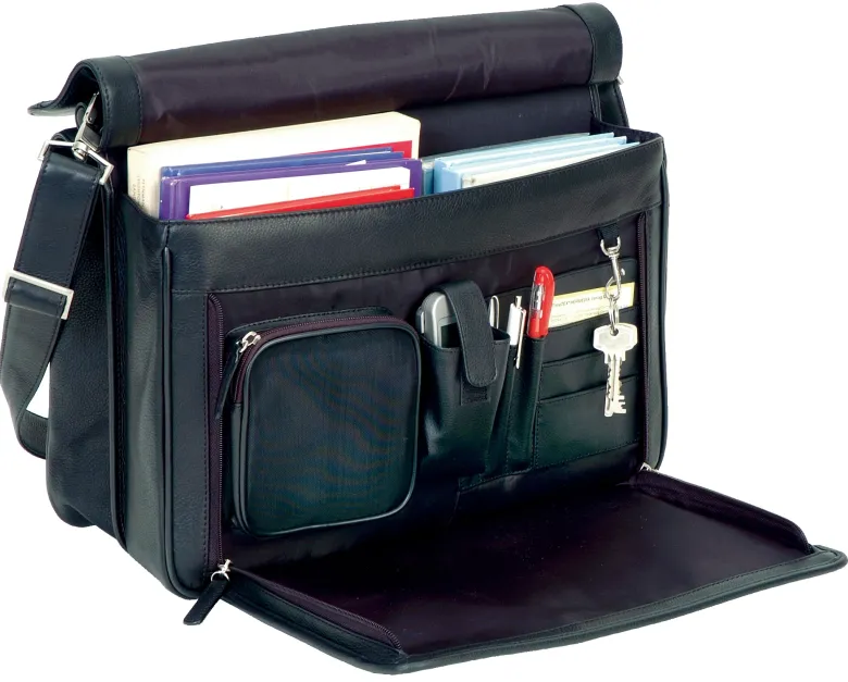 TimeTEX Lehrertasche "Compacta", schwarz, Vollrindsleder II./SO