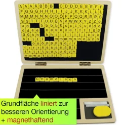 TimeTEX Lese-Klapp-Computer, 189-tlg., Holz, magnetisch
