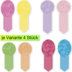 TimeTEX Lesezeichen 16-tlg., selbstklebend
