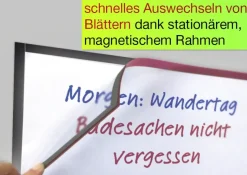 TimeTEX Magnet-Klapp-Rahmen A3 farbig, selbsthaftende Rückseite, 2 Stück