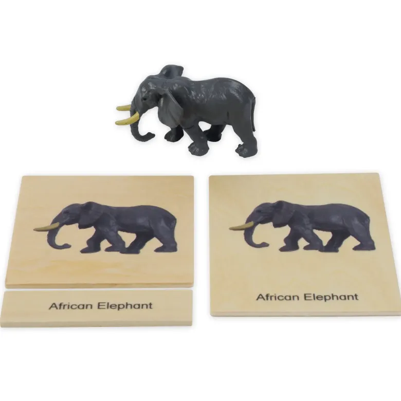 TimeTEX Mini-Tiere-Set Afrika "Montessori Premium"