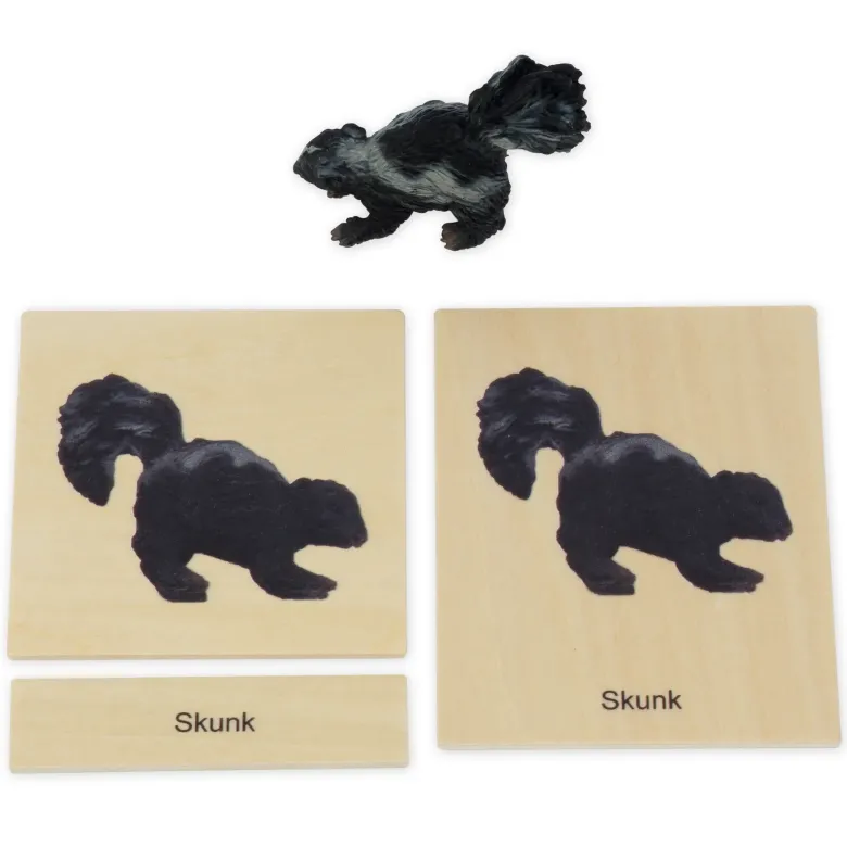TimeTEX Mini-Tiere-Set Nordamerika "Montessori Premium"