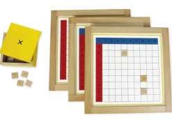 TimeTEX Multiplikationstabellen im Holzrahmen "Montessori Premium"