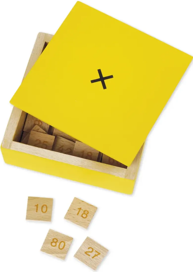 TimeTEX Multiplikationstabellen im Holzrahmen "Montessori Premium"