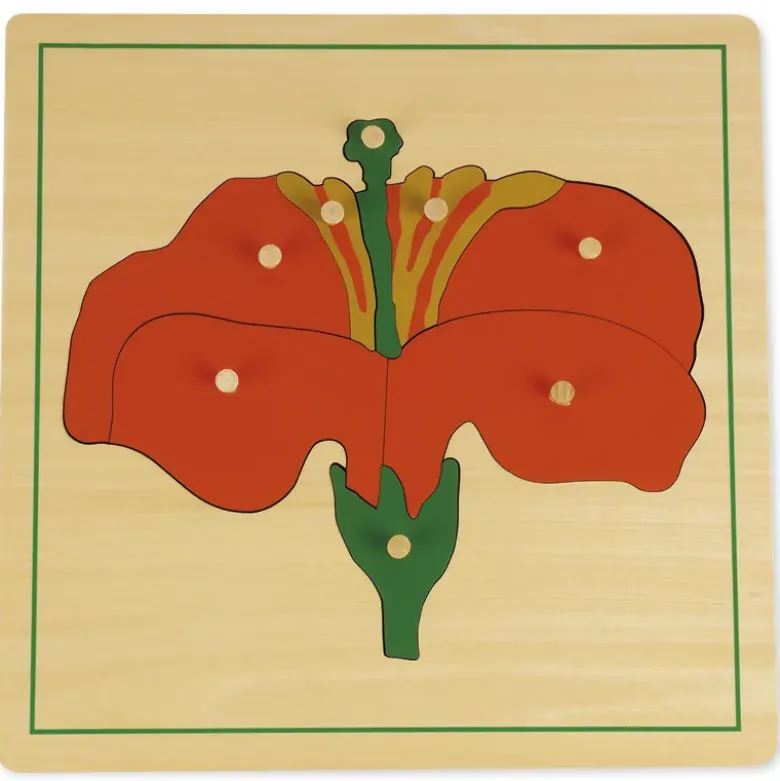 TimeTEX Puzzle Blume "Montessori Premium"