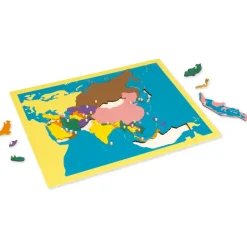 TimeTEX Puzzlekarte Asien 