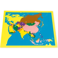 TimeTEX Puzzlekarte Asien 