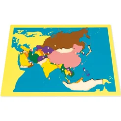 TimeTEX Puzzlekarte Asien 