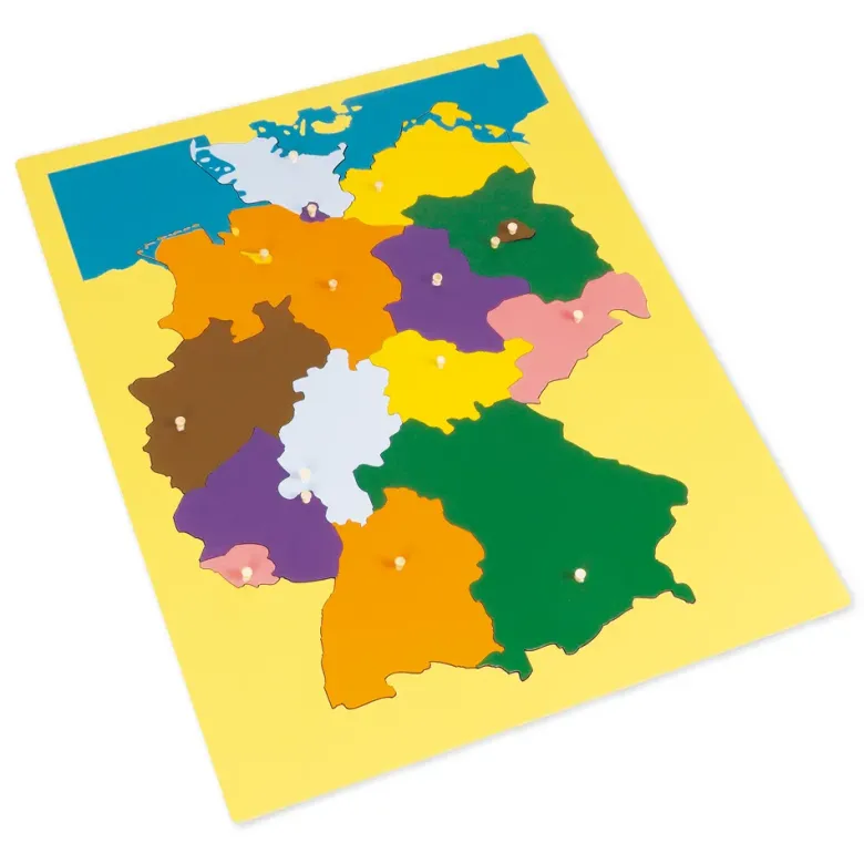 TimeTEX Puzzlekarte Deutschland "Montessori Premium"