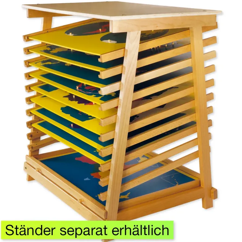 TimeTEX Puzzlekarte Deutschland "Montessori Premium"