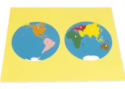 TimeTEX Puzzlekarte Erdteile 