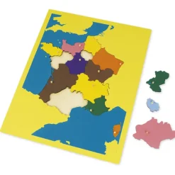 TimeTEX Puzzlekarte Frankreich "Montessori Premium"
