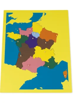 TimeTEX Puzzlekarte Frankreich