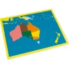 TimeTEX Puzzlekarte Ozeanien "Montessori Premium"