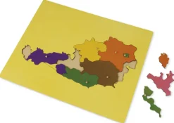 TimeTEX Puzzlekarte Österreich 