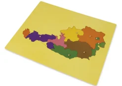 TimeTEX Puzzlekarte Österreich 