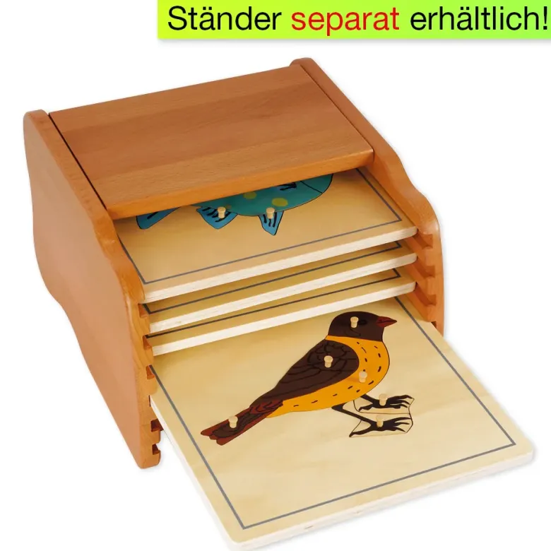 TimeTEX Puzzle Vogel "Montessori Premium"