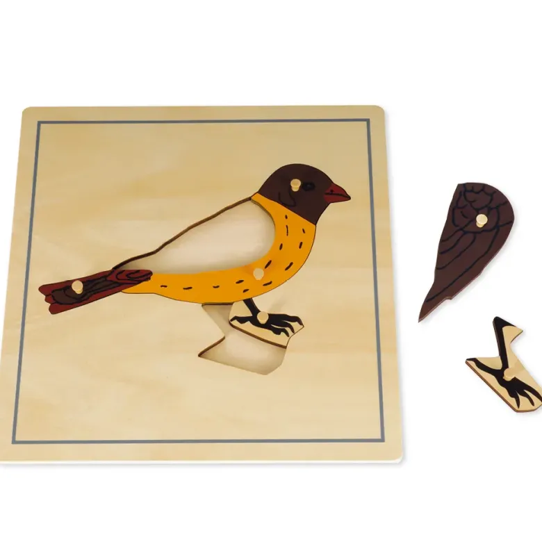 TimeTEX Puzzle Vogel "Montessori Premium"