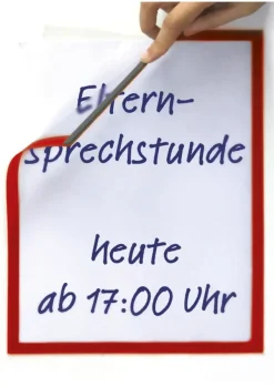 TimeTEX Rahmen-Einstecktaschen A4, magnetisch, 5-tlg.