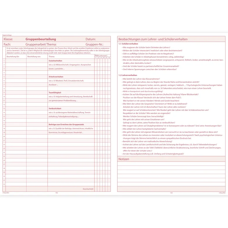 TimeTEX Referendariats-Planer "Completo" A4-Plus