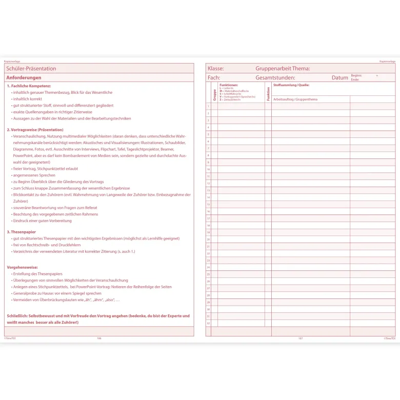 TimeTEX Referendariats-Planer "Completo" A4-Plus