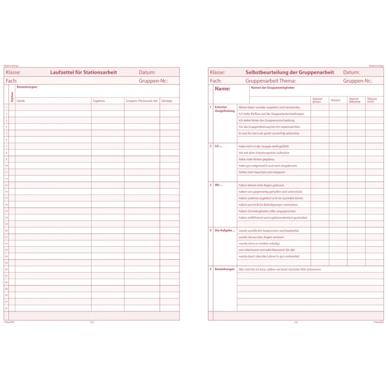 TimeTEX Referendariats-Planer "Documento lose Blatteinlage", A4