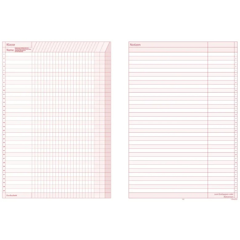 TimeTEX Referendariats-Planer "Documento lose Blatteinlage", A4