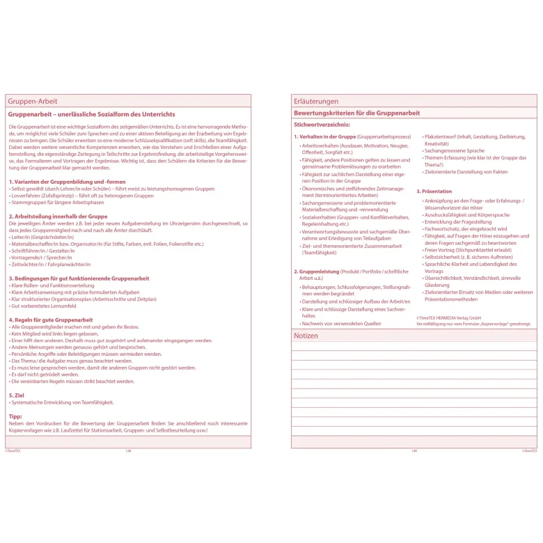 TimeTEX Referendariats-Planer "Documento lose Blatteinlage", A4