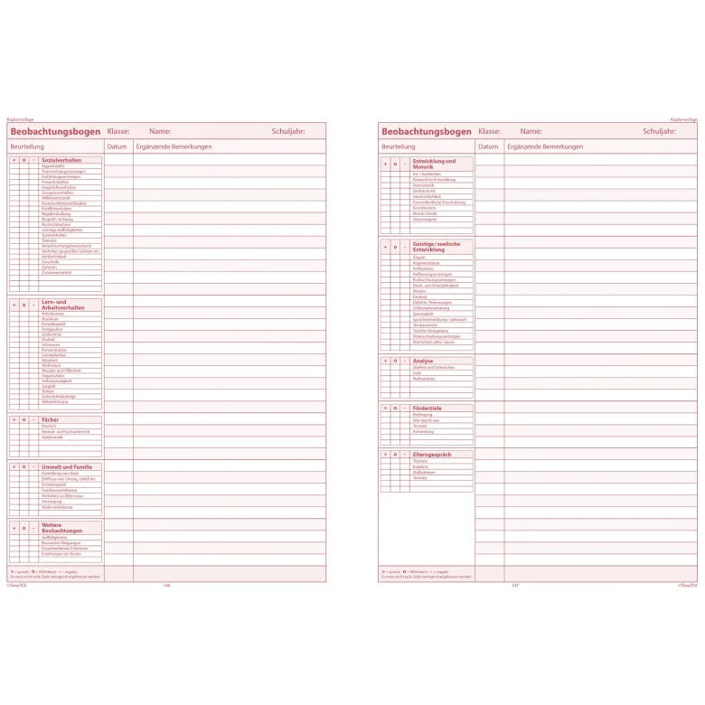 TimeTEX Referendariats-Planer "Documento lose Blatteinlage", A4