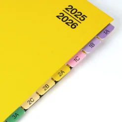 TimeTEX Register-Taben XL 23-tlg., selbstklebend, aus Karton-Papier