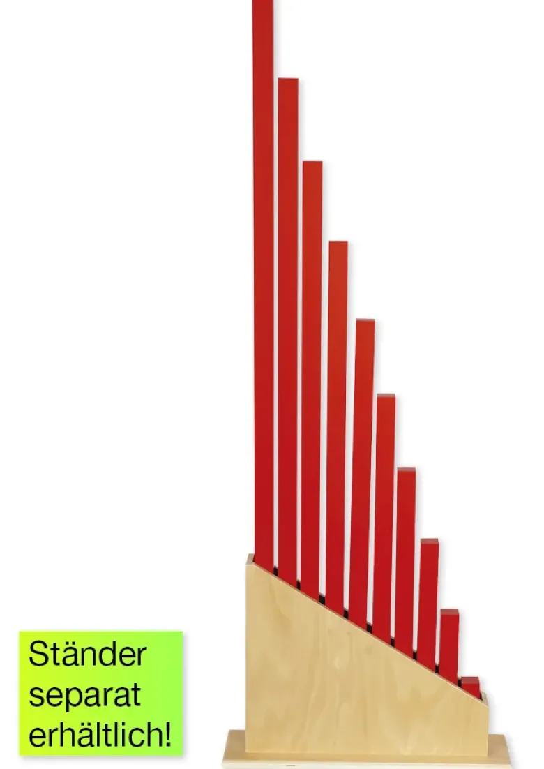 TimeTEX Rote Stangen "Montessori Premium"