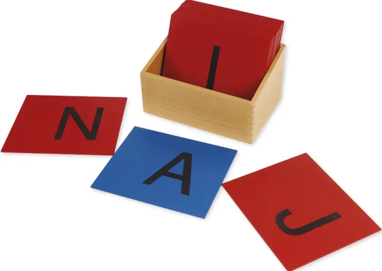 TimeTEX Sandpapier Großbuchstaben "Montessori Premium"