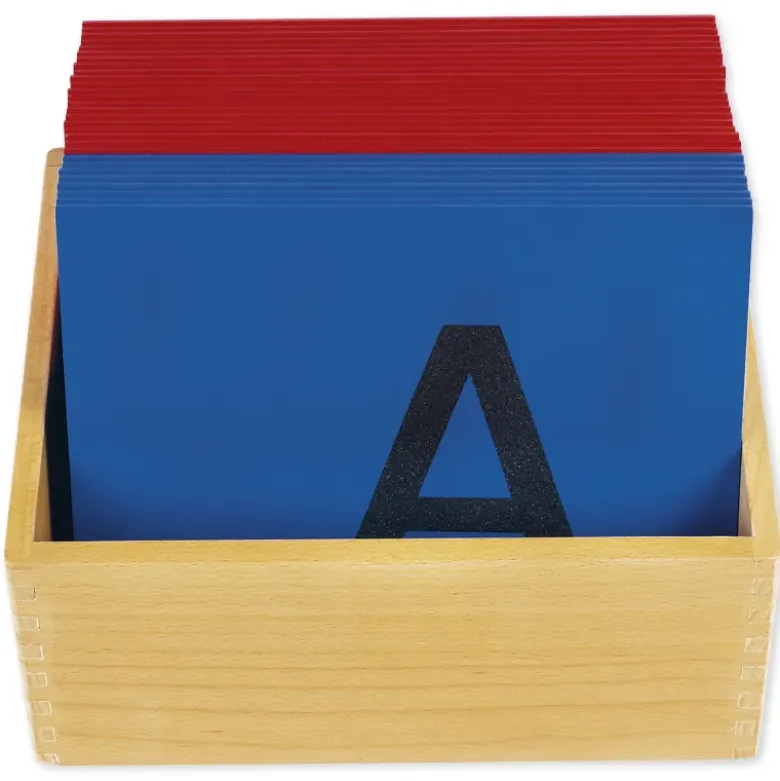 TimeTEX Sandpapier Großbuchstaben "Montessori Premium"