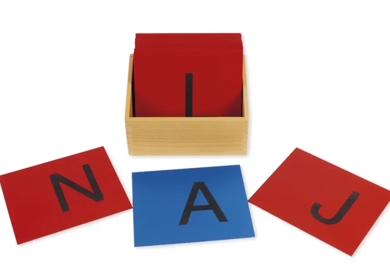 TimeTEX Sandpapier Großbuchstaben "Montessori Premium"