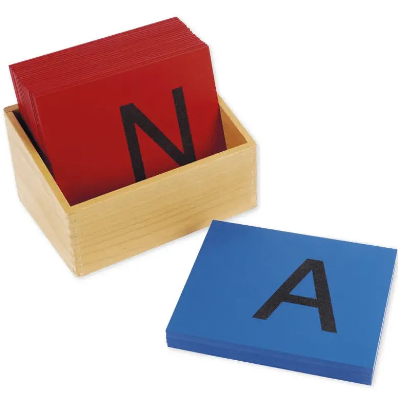 TimeTEX Sandpapier Großbuchstaben "Montessori Premium"
