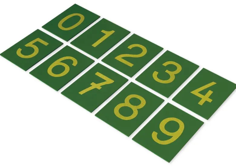 TimeTEX Sandpapier Ziffern "Montessori Premium"