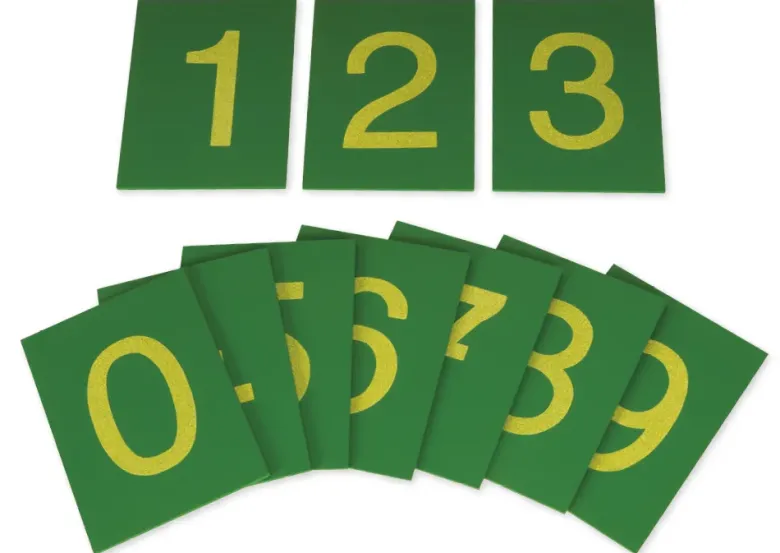 TimeTEX Sandpapier Ziffern "Montessori Premium"