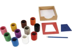 TimeTEX Satz mit 11 farbigen Bleistiftständern 