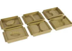 TimeTEX Schalen Land und Wasserformen, 10 Stück 