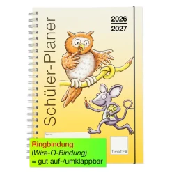 TimeTEX Schüler-Planer Grundschule A5, Version A 2026/2027