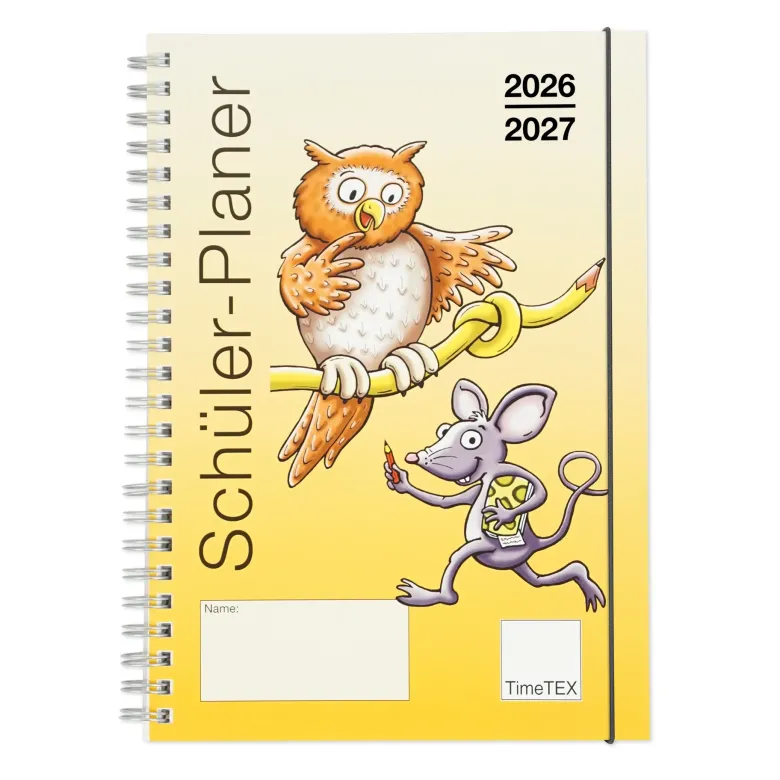 TimeTEX Schüler-Planer Grundschule A5, Version B 2026/2027