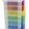 TimeTEX Schubladen-Box "Regenbogen", 7-farbig