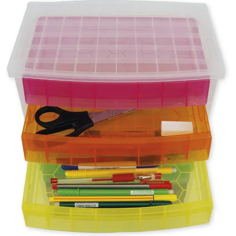 TimeTEX Schubladen-Box "Regenbogen", 7-farbig
