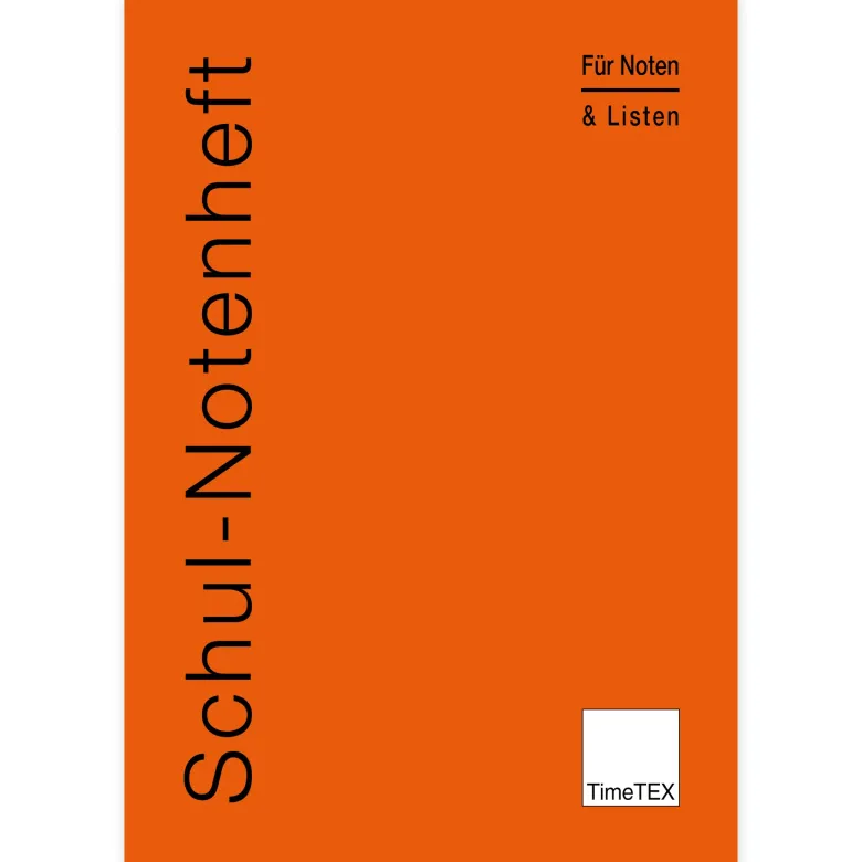 TimeTEX Schul-Notenheft A5