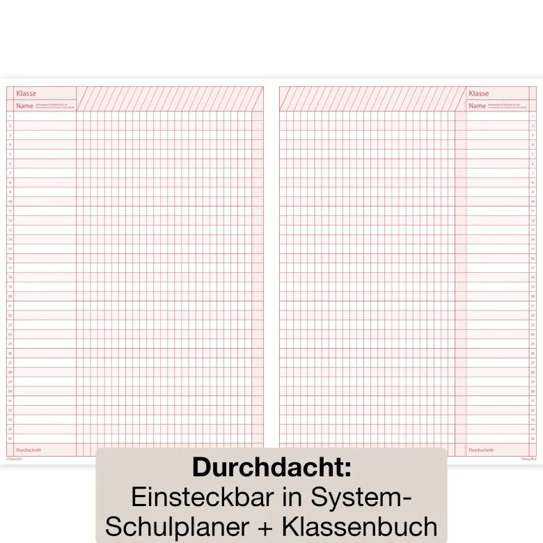 TimeTEX Schul-Notenheft A5