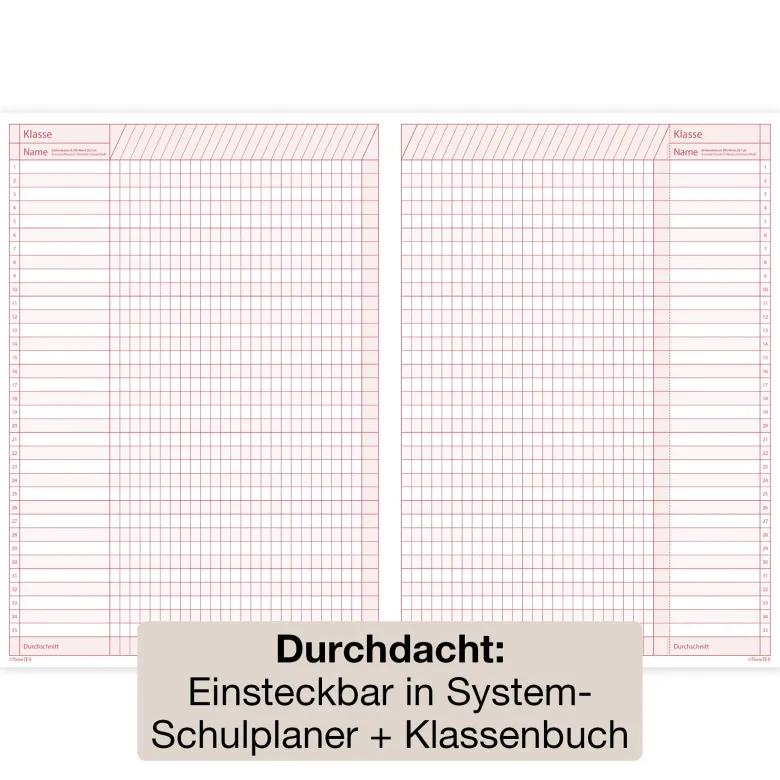 TimeTEX Schul-Notenheft A4