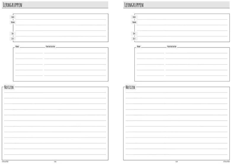 TimeTEX Semester-Planer A5