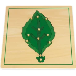 TimeTEX Set Botanische Puzzle mit Kasten "Montessori Premium"