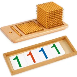 TimeTEX Set Einführung Dezimalsystem und Zahlen 1-1000 "Montessori Premium"