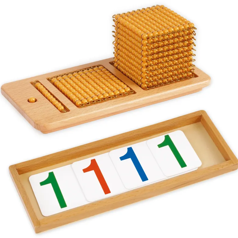 TimeTEX Set Einführung Dezimalsystem und Zahlen 1-1000 "Montessori Premium"